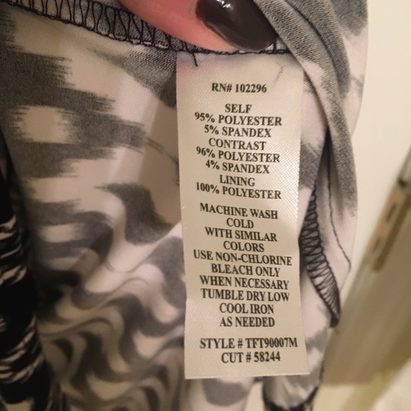 Black and white sun dress size 10 - Picture 3 of 4